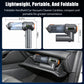 Handheld Car Vacuum Cleaner, 19000Pa Vacuum Cleaner and Air Duster,Type-C Charge, LED Light, Multi-Nozzles for Car, Home, Office, Pet