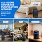 FETIONS HEPA Air Purifier for Home Up to 1250 ft², Air Purifier for Home Pets with Sleep Mode, 4 Fan Speeds, 5 Night Light Modes, Fragrance Function