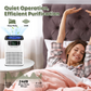 Fetions H13 HEPA Air Purifiers for Home With ZQA3000A, Fragrance Sponge Sleep Mode, white