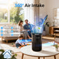 Fetions Air Purifier for Home Bedroom Large Room , H14 HEPA Air Filter, Child Lock, Sleep Mode, Fan Speed Control, Timer Function for Pets, Dust, Pollen